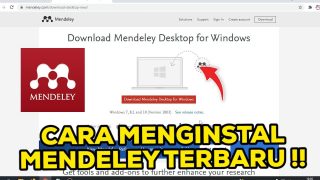 Cara Menginstall Software Mendeley