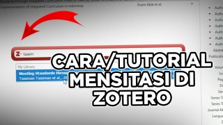 Cara Mensitasi Menggunakan Aplikasi Zotero