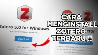Cara Instal Aplikasi Zotero