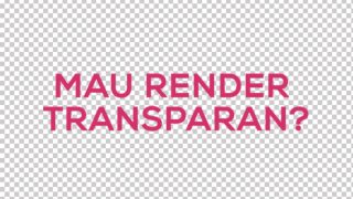 Cara Render Atau Export Video Di After Effects Dengan Transparan