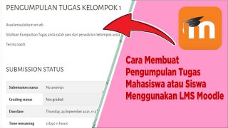 Cara Membuat Pengumpulan Tugas Mahasiswa atau Siswa Menggunakan LMS Moodle