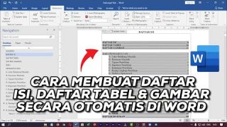 Cara Membuat Daftar Isi, Daftar Tabel dan Daftar Gambar Secara Automatis di Word
