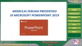 Memulai Sebuah Presentasi di Microsoft Power Point 2019 | #02