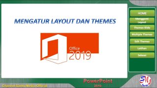Cara Mengatur Layout dan Themesdi Microsoft PowerPoint 2019