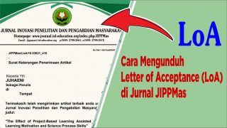 Cara Mengunduh Letter of Acceptance LoA di Jurnal JIPPMas