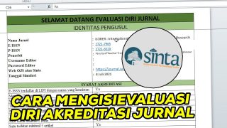 Cara Mengisi Evaluasi Diri Akreditasi Jurnal