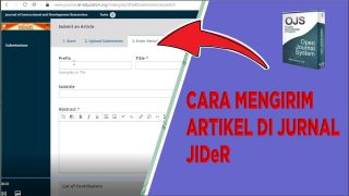 Cara Mengirim Artikel di Jurnal JIDeR
