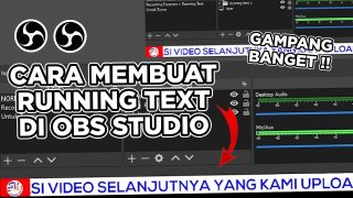 Cara Membuat Running Text Di OBS Studio