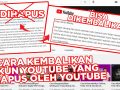 Cara Mengembalikan Akun Youtube Yang Di Hapus Oleh Youtube