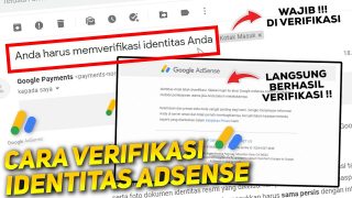 Cara Verifikasi Identitas Pada Akun Google Adsense