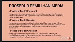 Teknik Pemilihan Media Pembelajaran C