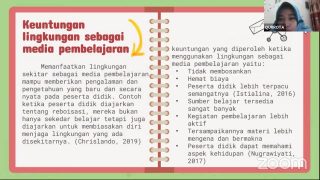 Lingkungan Sebagai Media Pembelajaran D