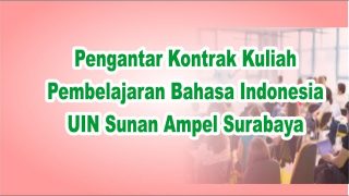 Kontrak Kuliah || Pembelajaran Bahasa Indonesia PGMI Ganjil 2020