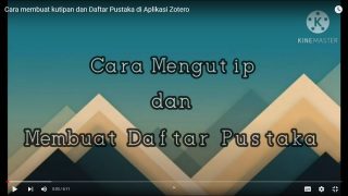 Cara membuat kutipan dan Daftar Pustaka di Aplikasi Zotero